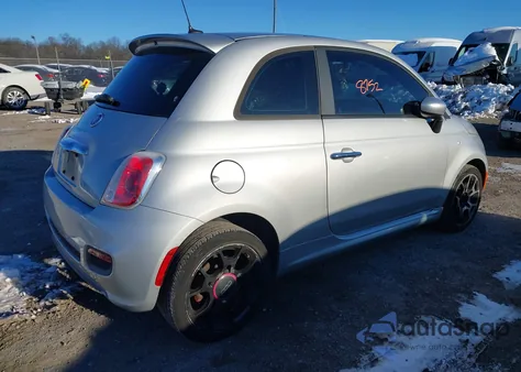 2012 Fiat 500 Sport из США, поврежденный, VIN 3C3CFFBR3CT110286